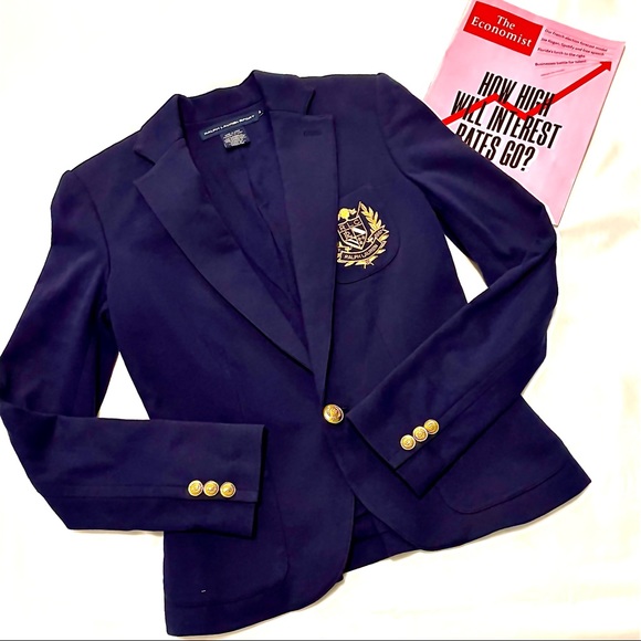 Ralph Lauren Jackets & Blazers - Ralph Lauren Logo Blazer US4